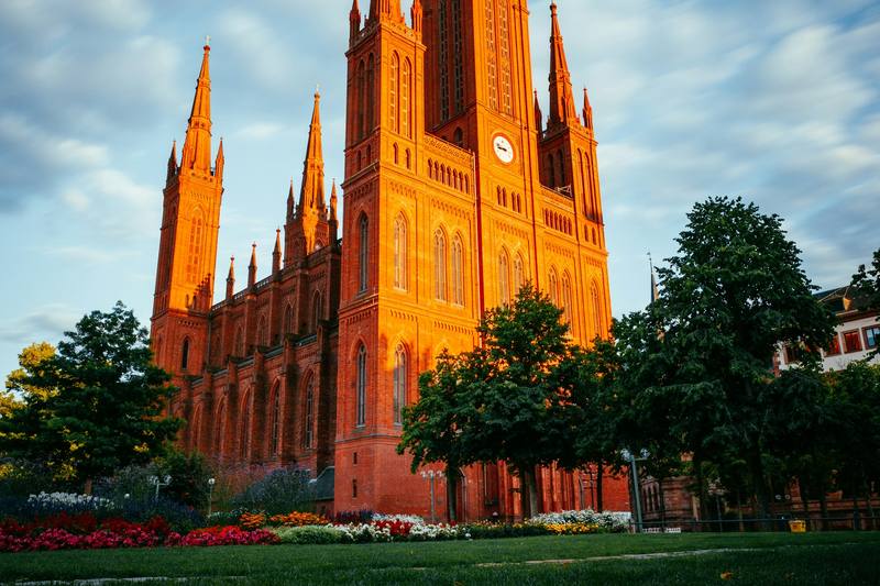 Marktkirche on Schlossplatz, Wiesbaden